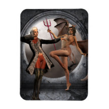 Devil Inside Premium Magnet