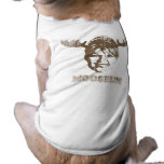 DEVIL MOOSELINI BROWN2 Faded.png Pet Tshirt