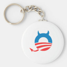DEVIL OBAMA KEY CHAIN