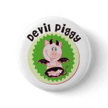 Devil_Piggy Pinback Button