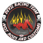 devil racing team stickers