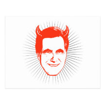 DEVIL ROMNEY BURST POSTCARDS