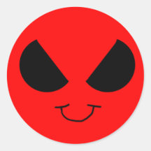 Devil Smiley Sticker
