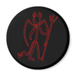 Devil - Stickman Magnet