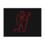 Devil - Stickman Postcard