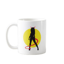 Devil woman tasse
