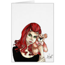 DevilGirl and her Teddy Cards