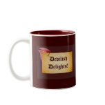 Devilish Delights Peeking Demon Halloween Mug