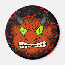 Devilish Demon Fridge Magnet