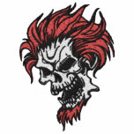 Devilish Skull Embroidered Shirt