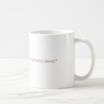 Devil's blend coffee mug