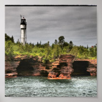 Devil's Island Lighthouse Poster