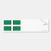 Devon Flag Bumper Sticker