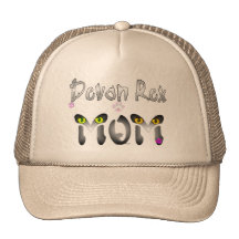 Devon Rex Cat Mum gifts Trucker Hats