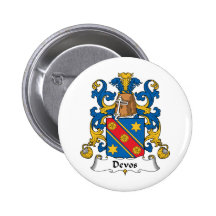 Devos Family Crest Button