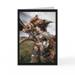 Devotion Dragon Rider Greeting Card
