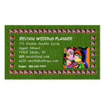 DEVYANI Wedding Planner - Change your text Business Card Templates