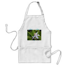 Dew covered white citrus blossom apron