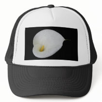 Dew drops on White Lily Mesh Hat