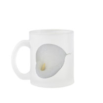 Dew drops on White Lily Mug