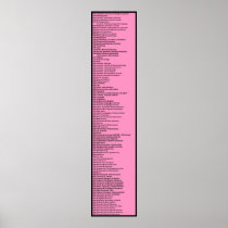 Dewey Decimal System: Hot Pink Posters