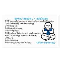 Dewey made easy business cards