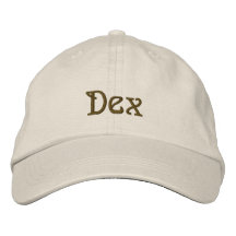 DEX Name Designer Cap Embroidered Hat