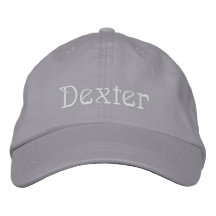 DEXTER Name Designer Cap Embroidered Baseball Cap
