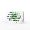 DH Lawrence Pagan Quote cards