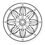 Dharma Wheel stickers