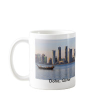 Dhow and Doha skyline Mug
