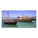 Dhows in Doha Bay photo cards