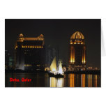 Dhows in West Bay, Qatar