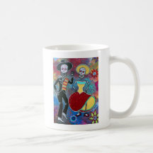 DIA DE LOS MUERTOS BAILAR MARIACHI MUGS