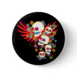 Dia de los Muertos buttons