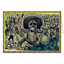 Dia De Los Muertos Greeting Card