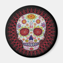 Dia de los Muertos Magnet