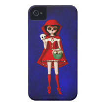 Dia De Muertos Red Riding Hood Case-Mate iPhone 4 Case