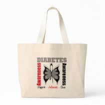 Diabetes Awareness Butterfly Tote Bag