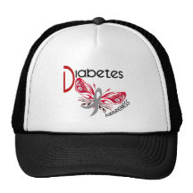 Diabetes BUTTERFLY 3 Hats