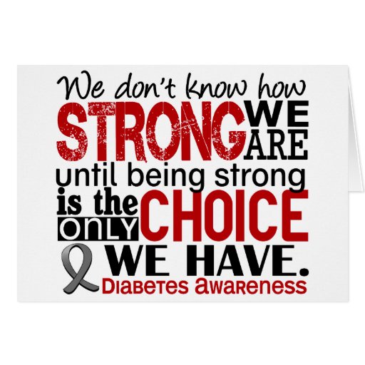 Diabetes How Strong We Are Cards