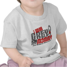 Diabetes I WEAR GREY FOR MY MOMMY 6.2 T-shirt
