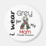Diabetes I Wear Grey For My Mum 43 Refrigerator Magnets