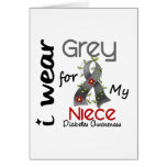 Diabetes I Wear Grey For My Niece 43 cards