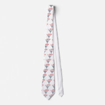 Diabetes Medical Alert Silvear Asclepius Caduceus Custom Ties