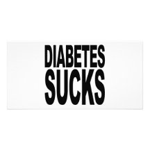 Diabetes Sucks Photo Card