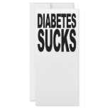 Diabetes Sucks rack cards