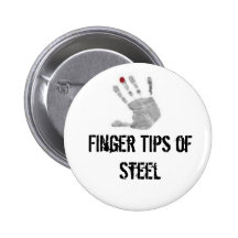 diabetic, Finger Tips of Steel Buttons