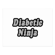 Diabetic Ninja Postcards