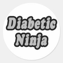 Diabetic Ninja Stickers